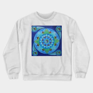 Inner balance free-hand mandala Crewneck Sweatshirt